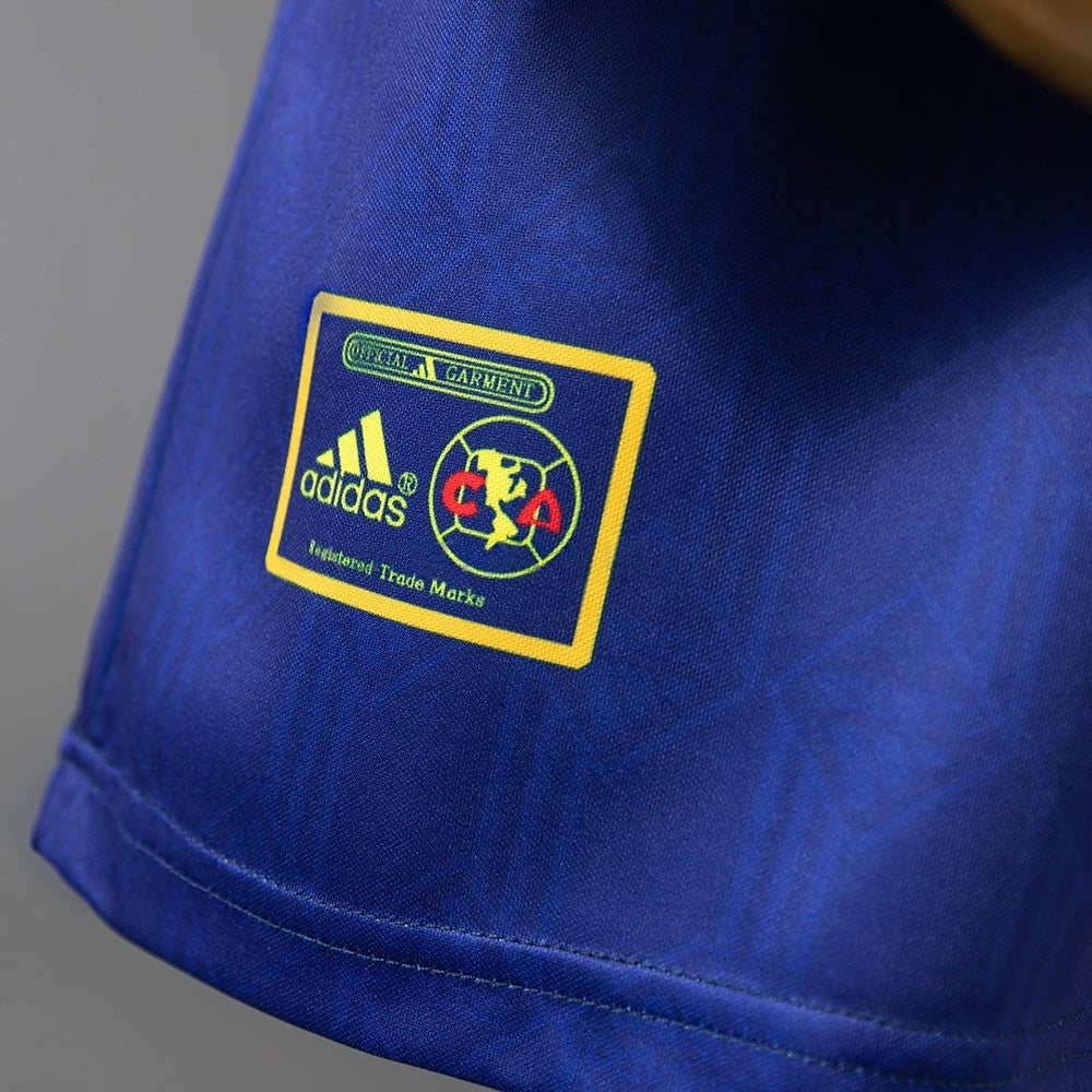 Club America Away Jersey 1997-1998 Retro Football Kit Long Sleeves Soccer Shirt