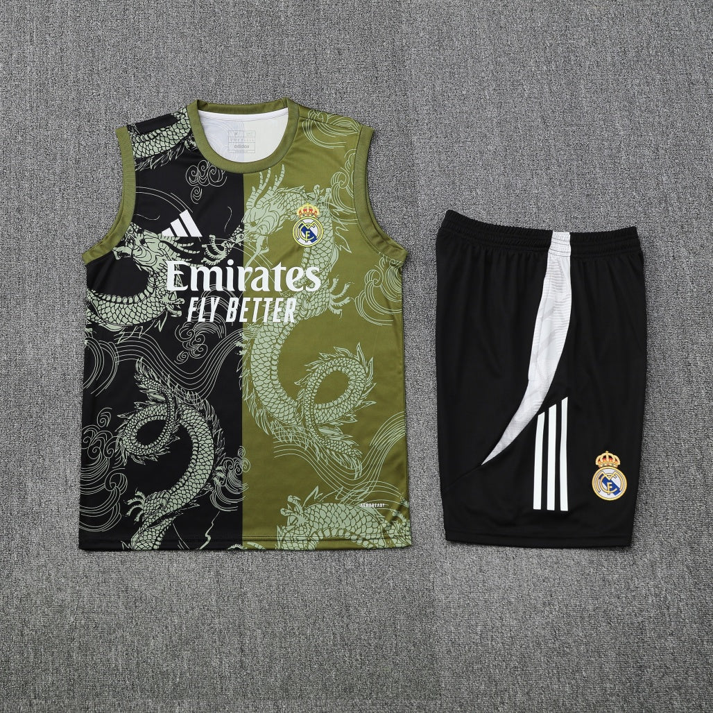 Real Madrid Vest Set Training Tracksuits 25/26 Football Kit Soccer Jersey
