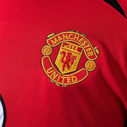 Manchester United Jersey 2002-04 Home Retro Football Kit Long Sleeves