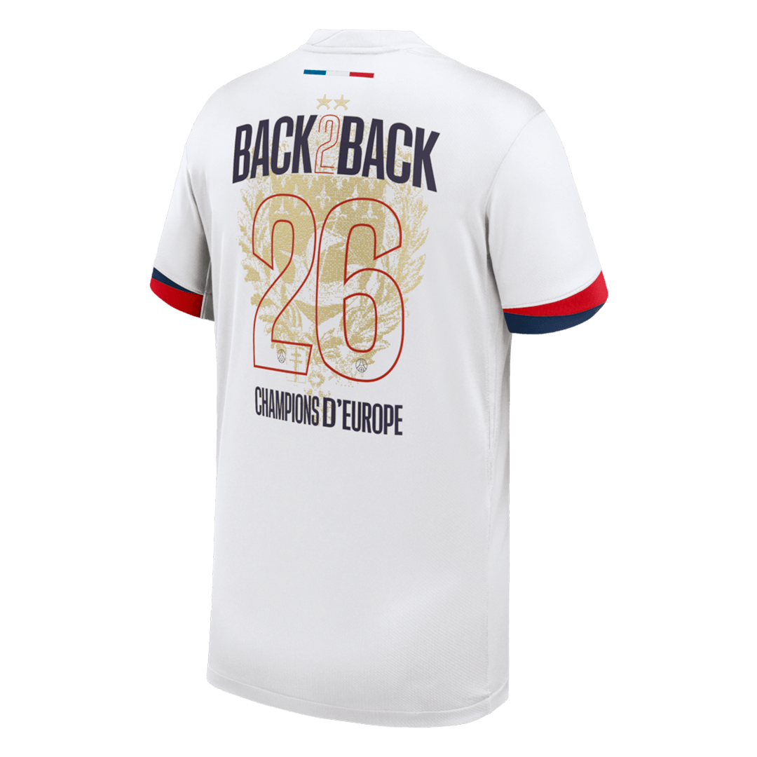 Champions of Europe #26 Mens PSG Away Jersey 2024/26