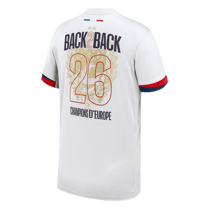 Champions of Europe #26 Mens PSG Away Jersey 2024/26