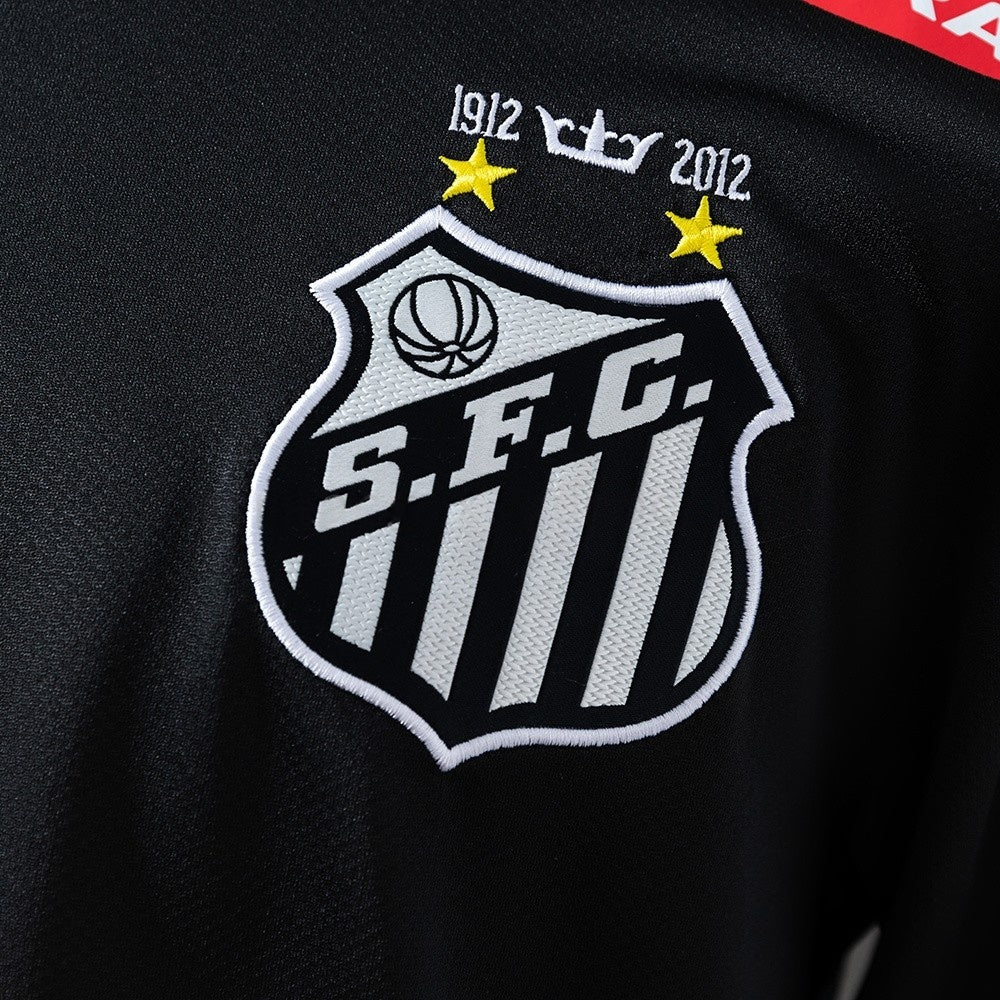 Santos Jersey 2012/13 Black Retro Football Kit