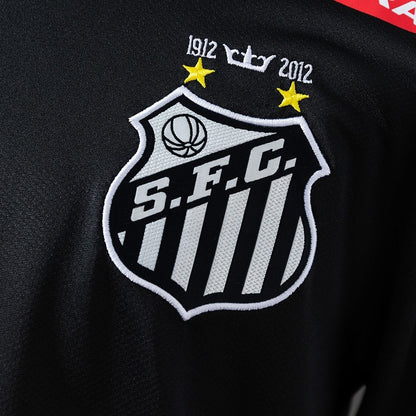 Santos Jersey 2012/13 Black Retro Football Kit