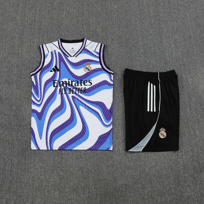 Real Madrid Vest Set Training Tracksuits 25/26 Football Kit Soccer Jersey