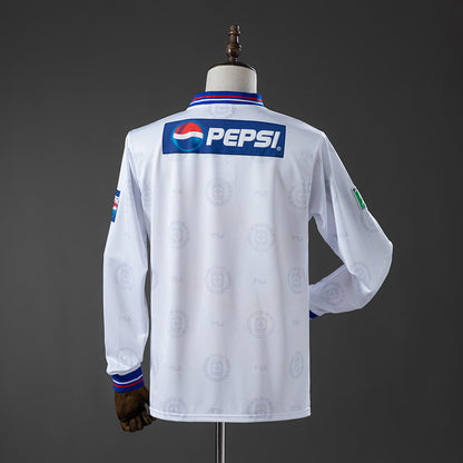 Retro Cruz Azul Away Jersey 1998 Long Sleeves Football Kit Soccer Shirt