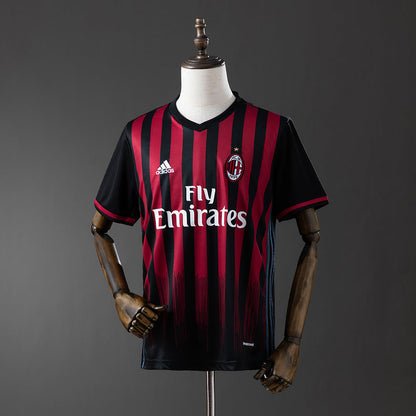 AC Milan Jersey 2016/17 Home Retro Football Kit