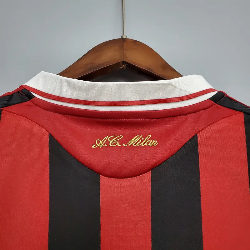 AC Milan Retro Jersey 2009/10 Home Football Jersey Soccer Shirt