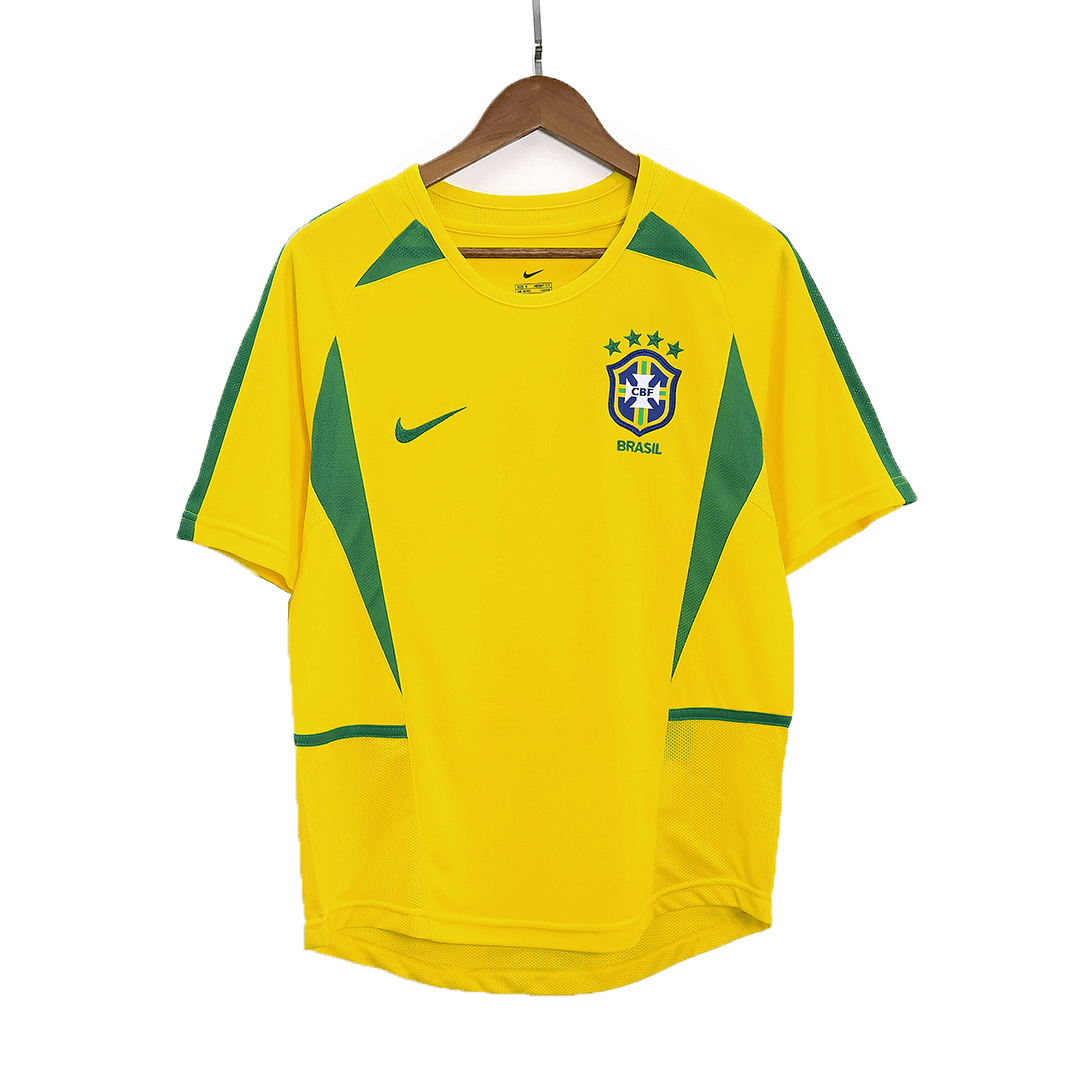 Retro 2002/03 Mens Brazil Home Jersey