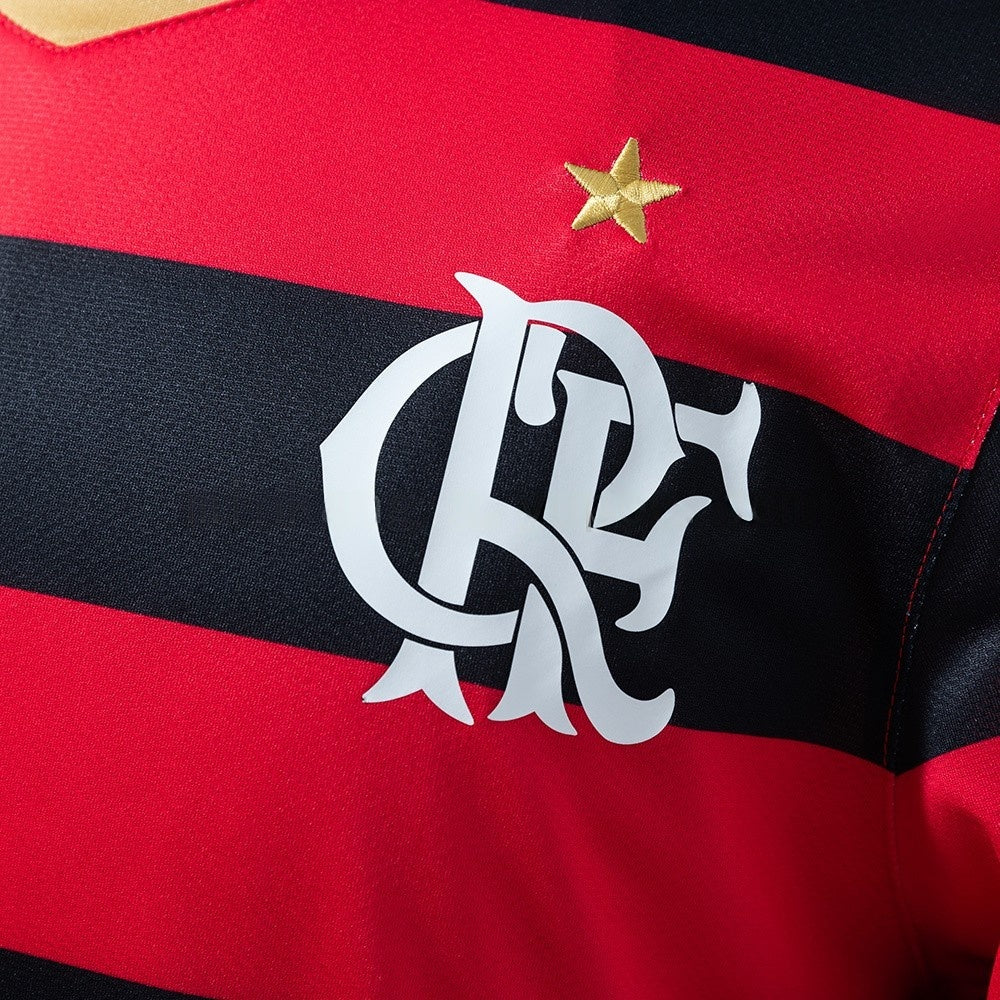 Flamengo Jersey 2008-09 Home Retro Kit Long Sleeves