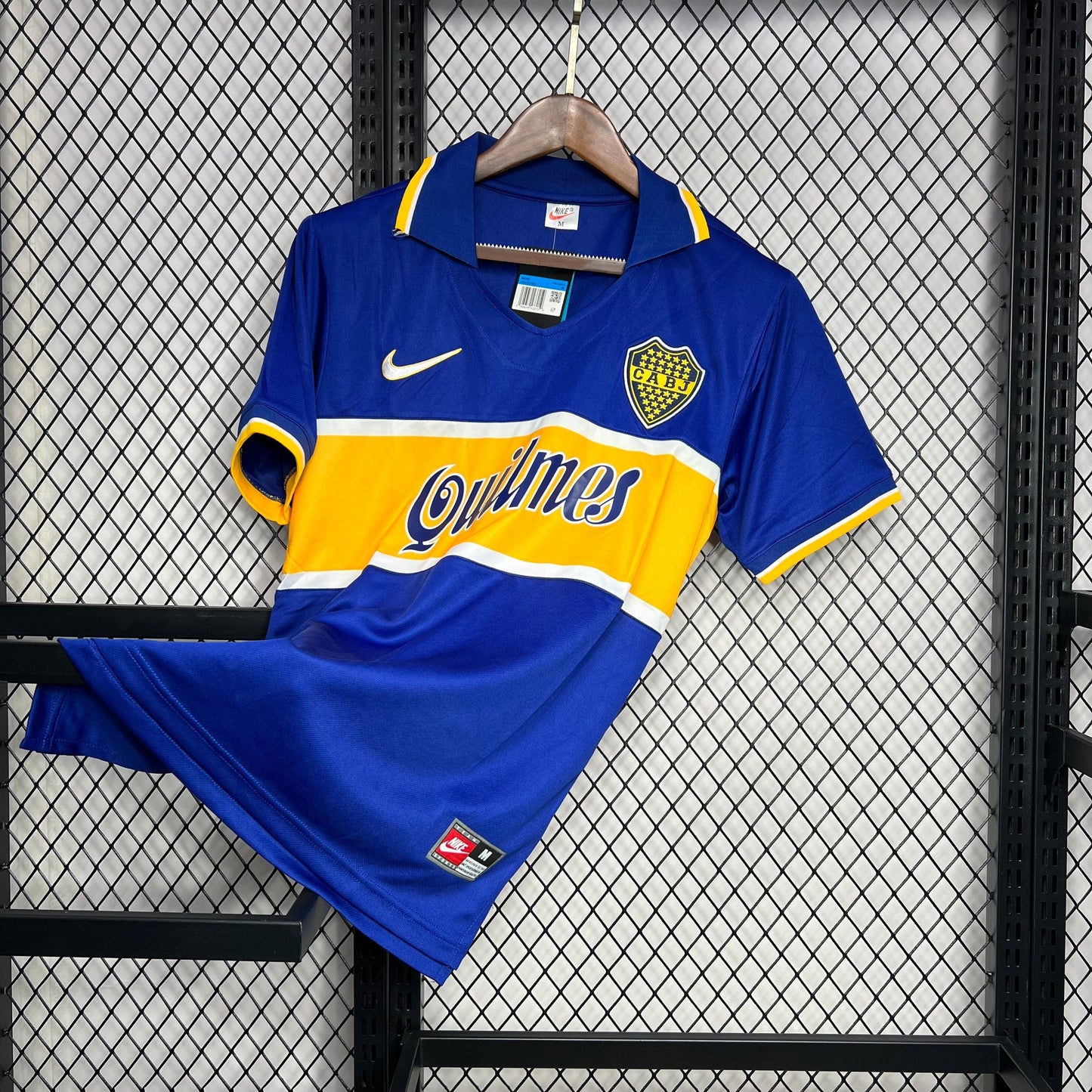 Retro Boca Juniors Jersey 1996-97 Home Football Kit Soccer Jersey