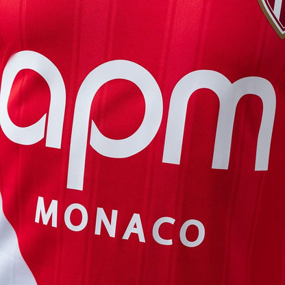 Monaco Jersey 25/26 Home Football Kit Player Version