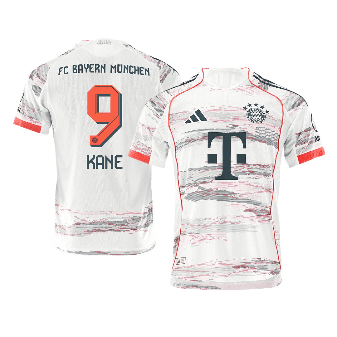 KANE #9 Mens Bayern Munich Away Jersey 2025/26 - Player Version (Slim Fit)