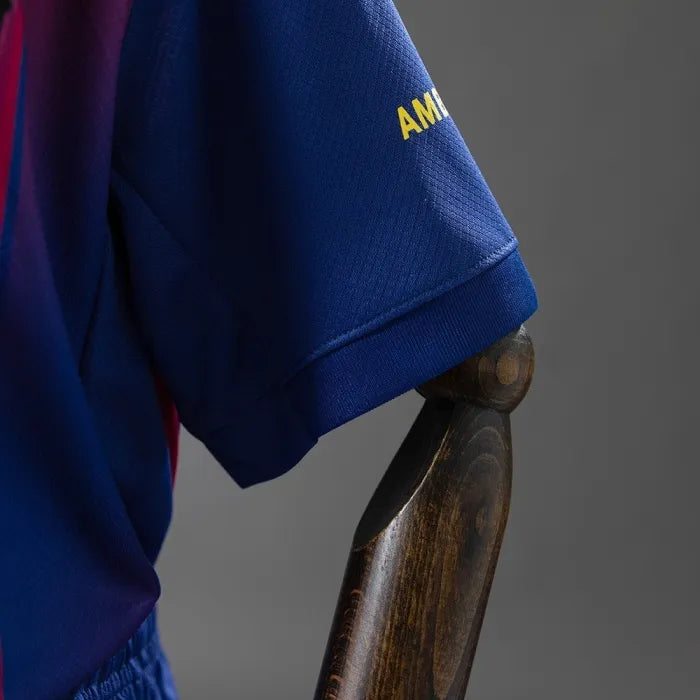 Kids Barcelona Jersey 25/26 Home Football Kit