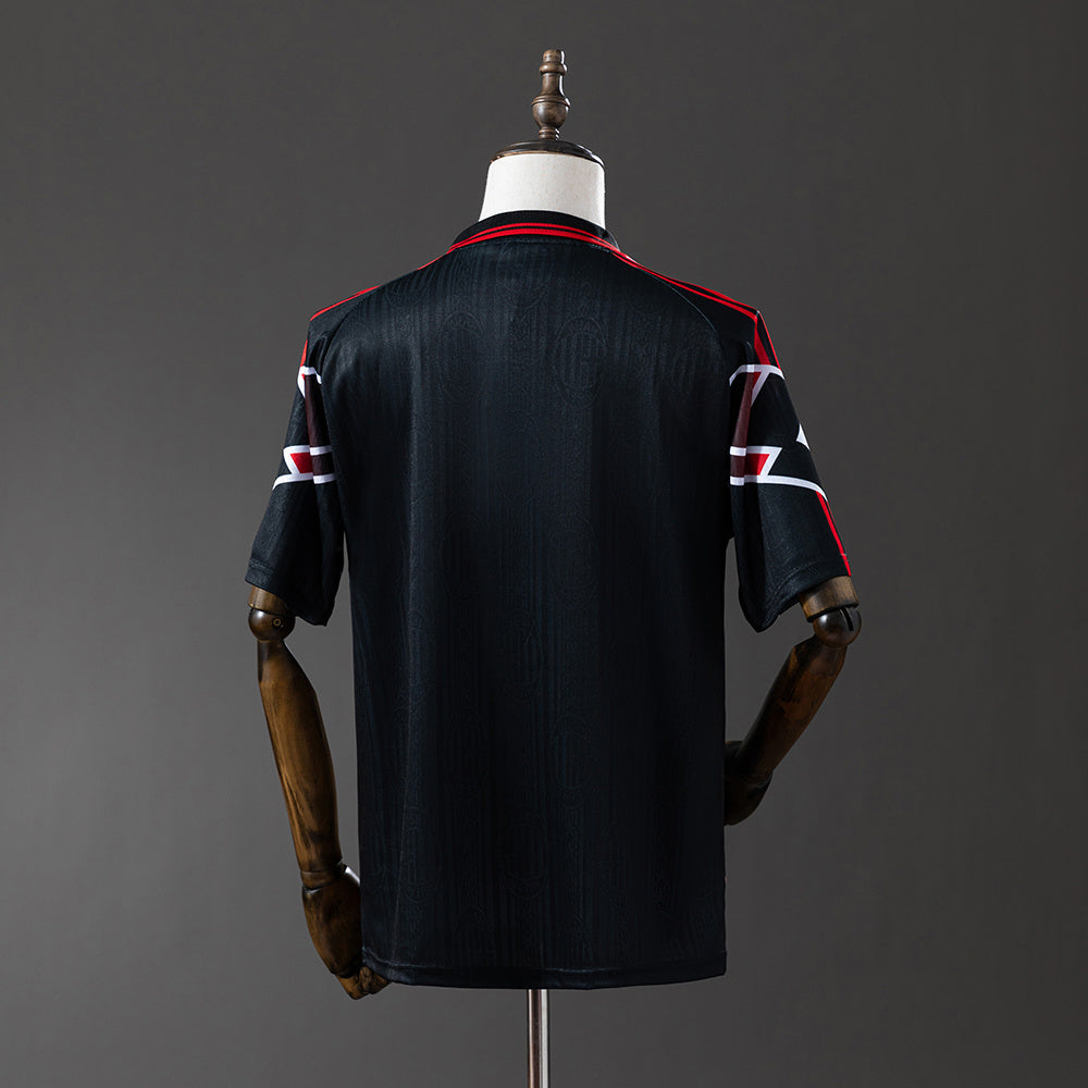 AC Milan Jersey 1997-98 Third Black Retro Football Kit