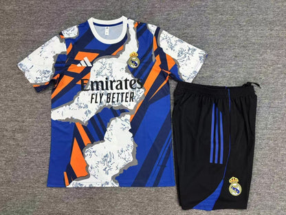 Kids Real Madrid Training Tracksuits 25/26 Football Kit Soccer Jersey