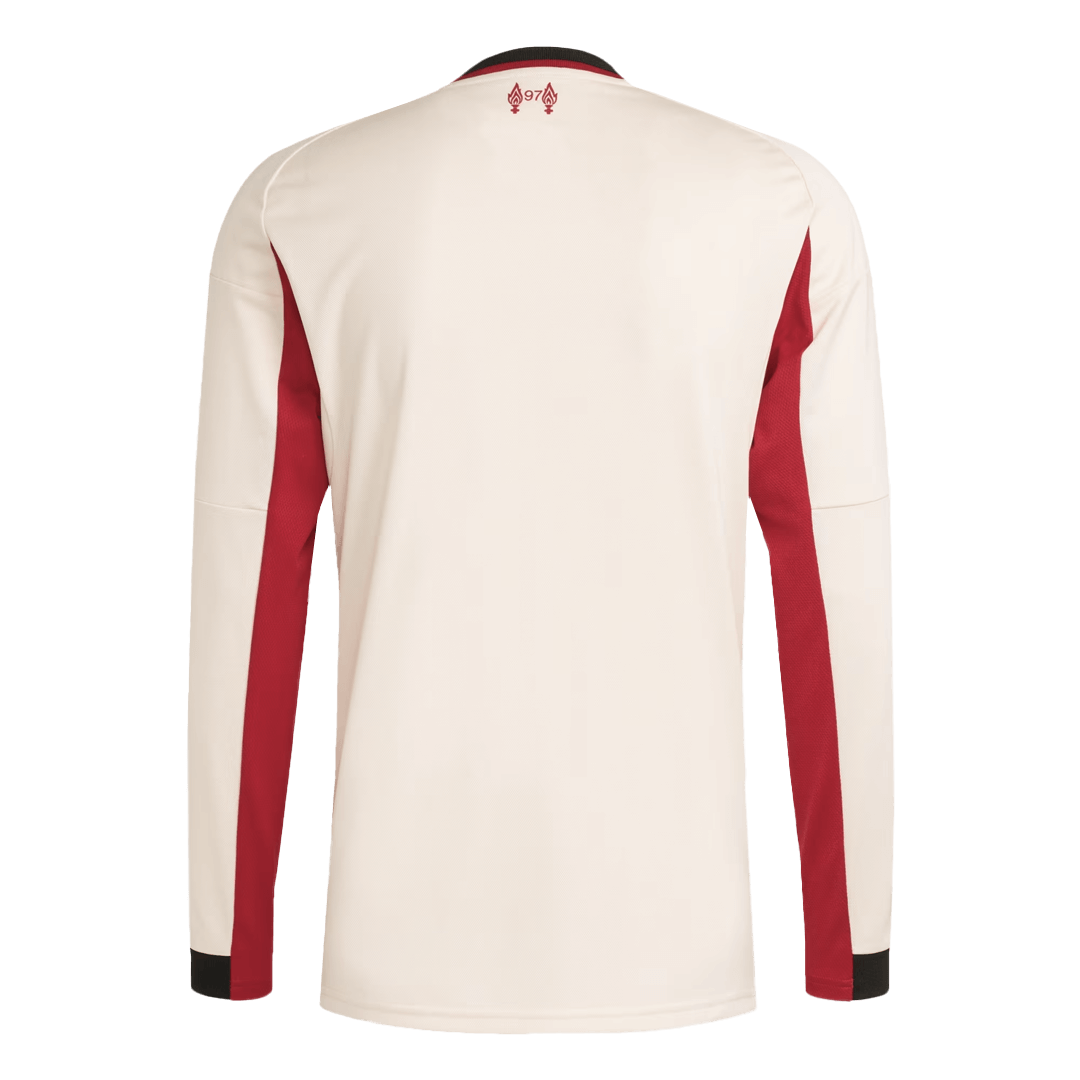 Mens Liverpool Away Long Sleeve Jersey 2025/26