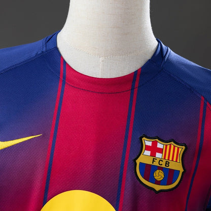 Barcelona Jersey 25/26 Home Football Kit Long Sleeves