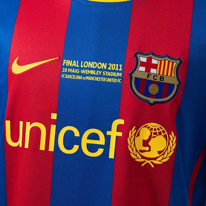 Barcelona Jersey 2010/11 Home Retro Kit