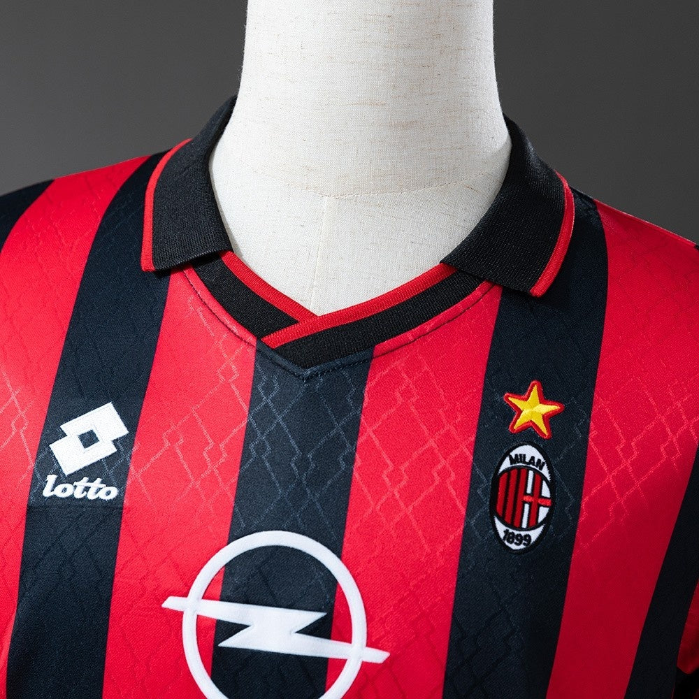 AC Milan Jersey 1995-96 Home Retro Football Kit