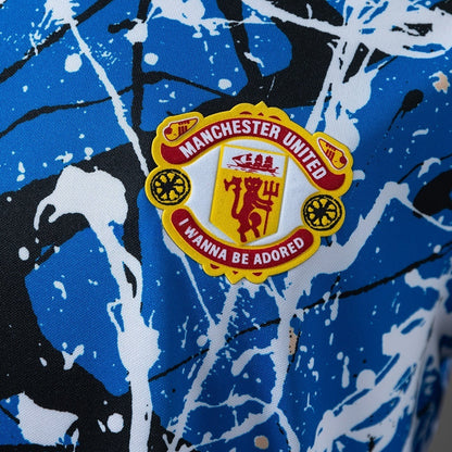 Manchester United Originals Stone Roses Jersey 2026-2027 Long Sleeves Football Kit Soccer Shirt