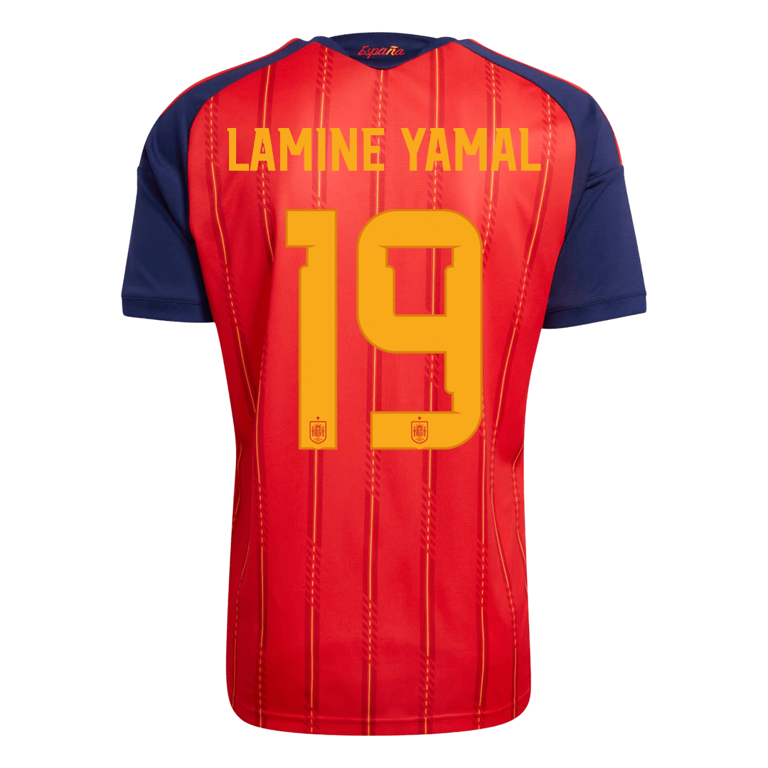 LAMINE YAMAL #19 Mens Spain World Cup Home Jersey 2026 [PREMIUM]