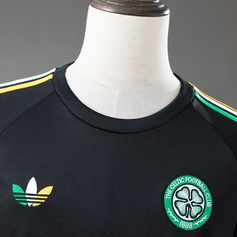 Celtic Black Shirt 2026-2027 Long Sleeves Football Kit Soccer Jersey