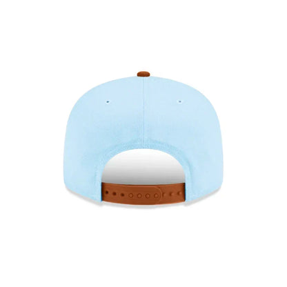 New Era  Los Angeles Dodgers 2-Tone Color Pack 9FIFTY Snapback Hat -Light Blue/Rust Orange