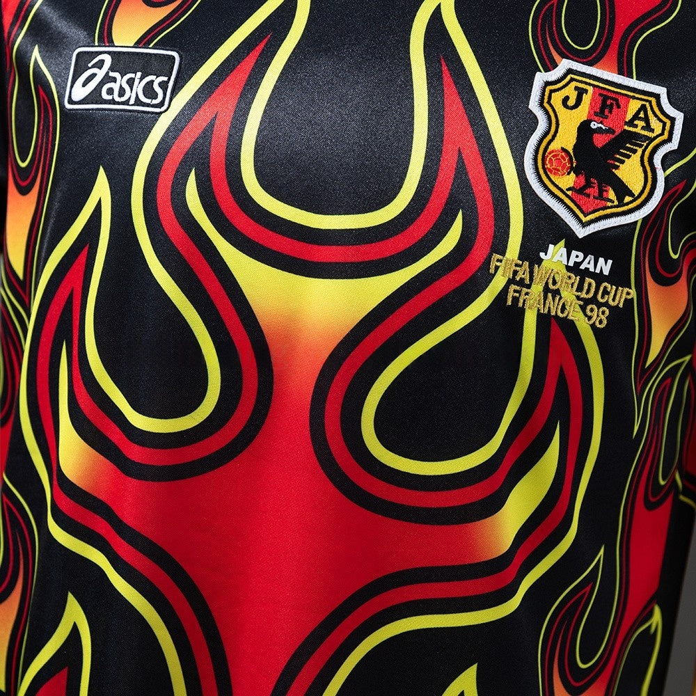 Japan Jersey 1998 Goalkeeper Retro Kit Long Sleeves