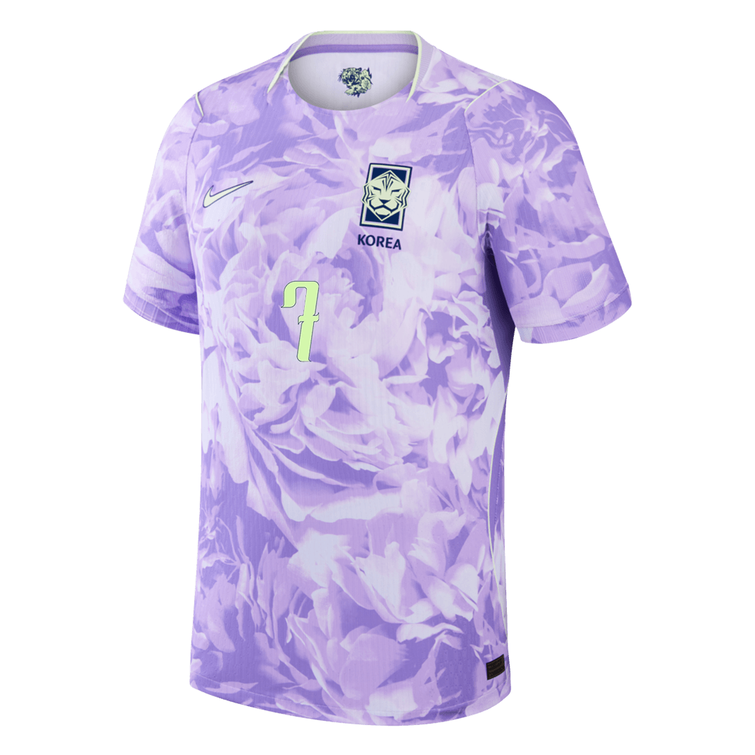 HEUNGMIN #7 Mens South Korea World Cup Away Jersey 2026 - Player Version (Slim Fit)