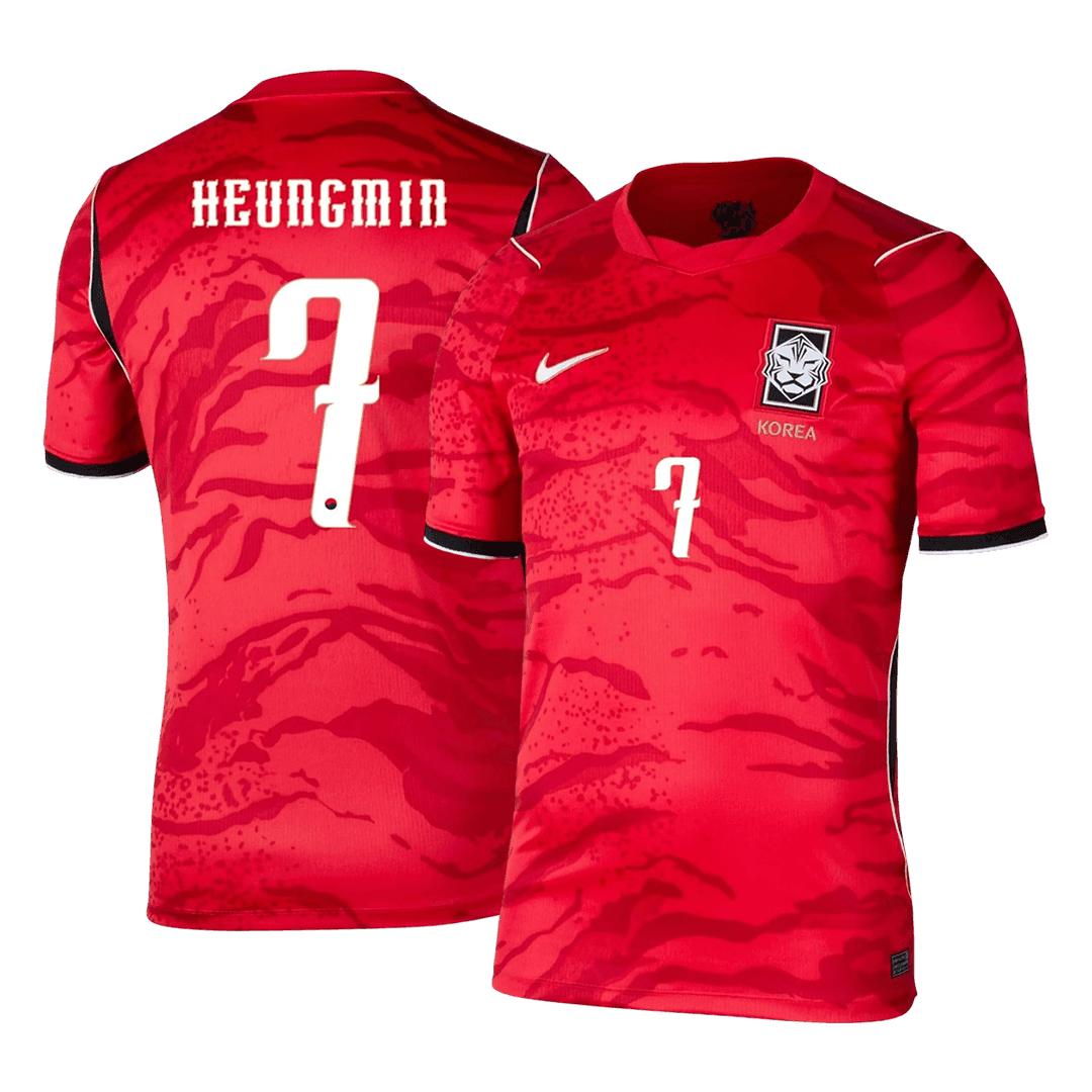 HEUNGMIN #7 Mens South Korea World Cup Home Jersey 2026