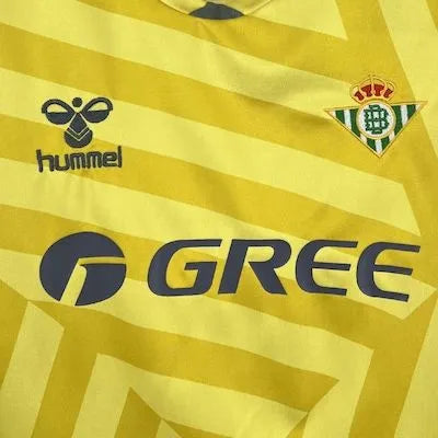 Real Betis Jersey 25/26 Yellow Goalkeeper Football Kit Soccer Jersey