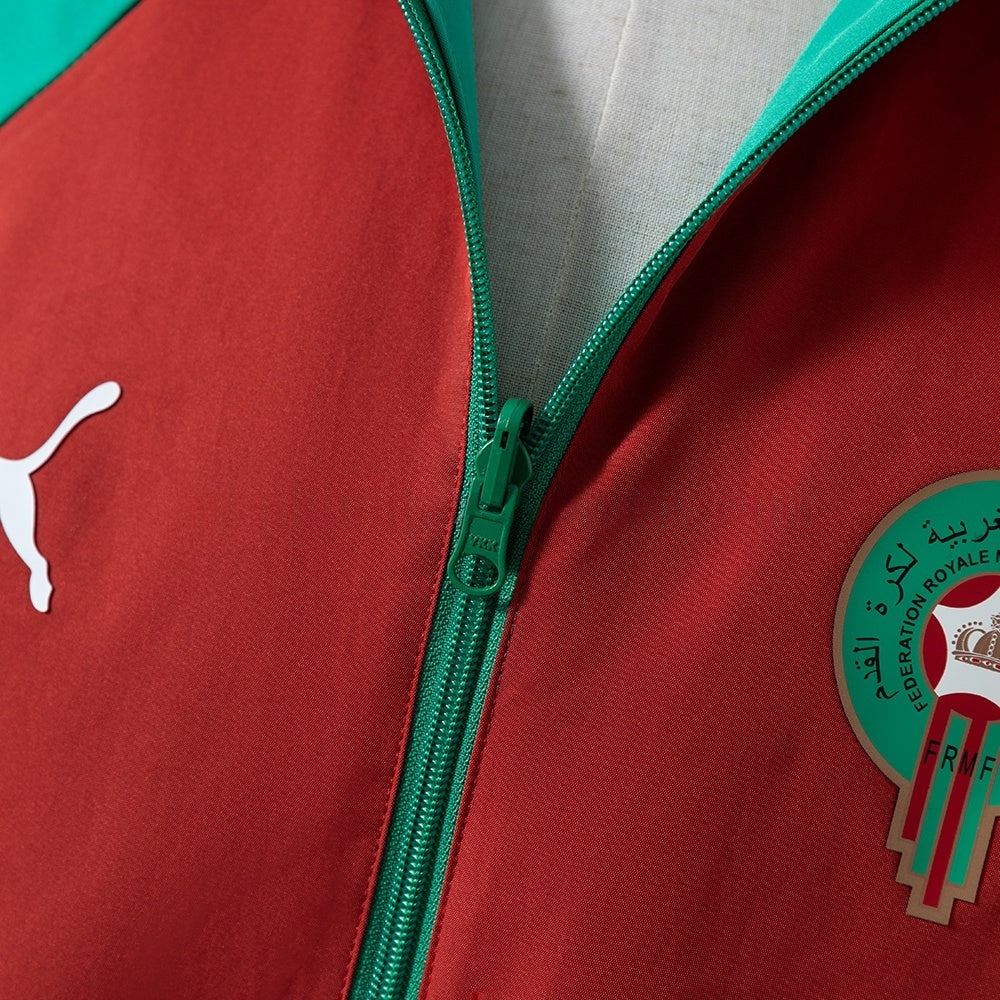 Morocco Windbreaker 2026 Reversible Football Soccer Jacket