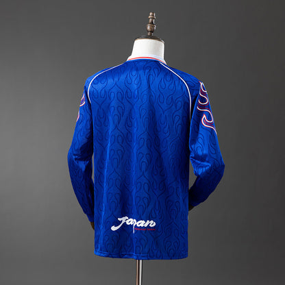 Japan Jersey 1998 Home Retro Kit Long Sleeves