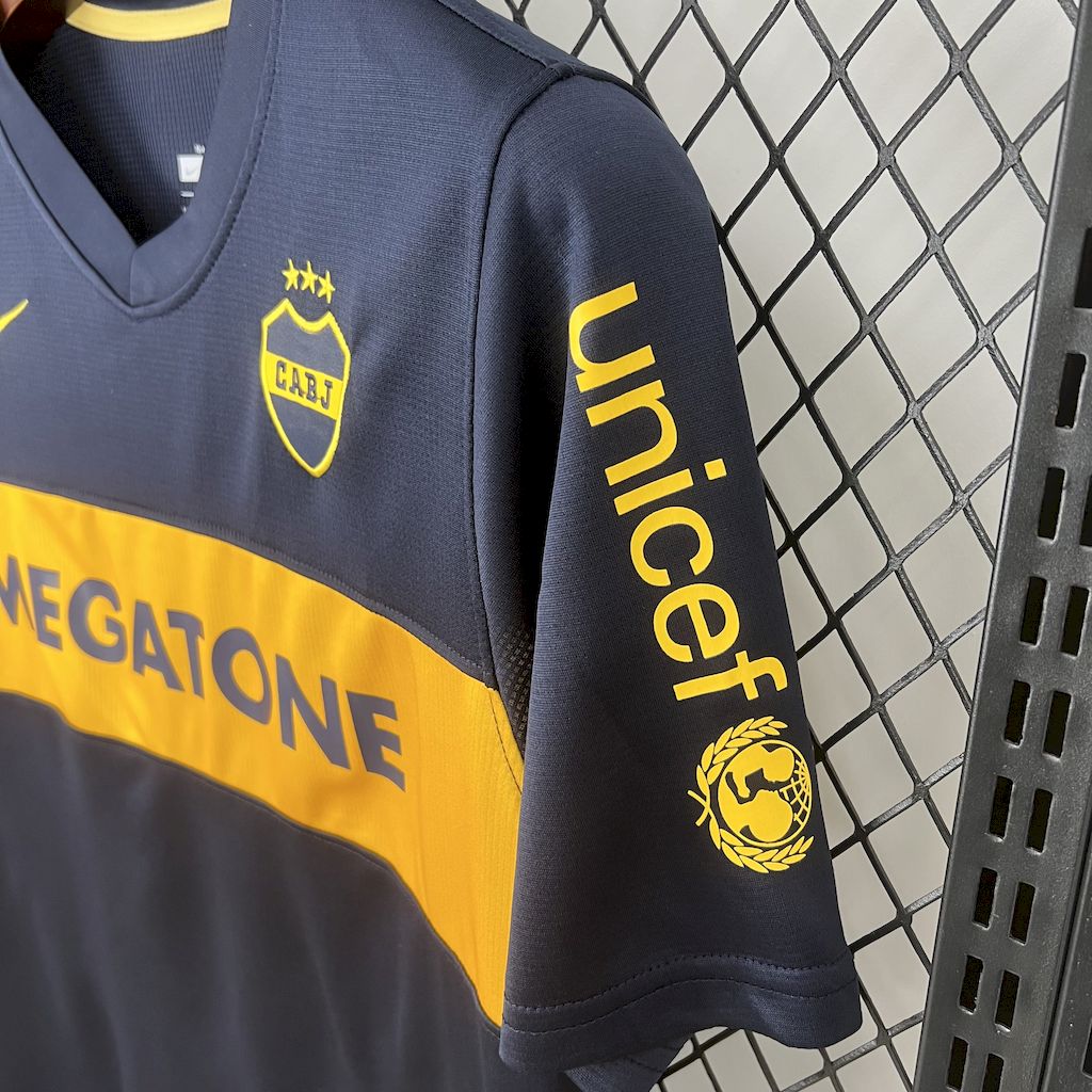 Retro Boca Juniors Jersey 2007-08 Home Football Kit Soccer Jersey