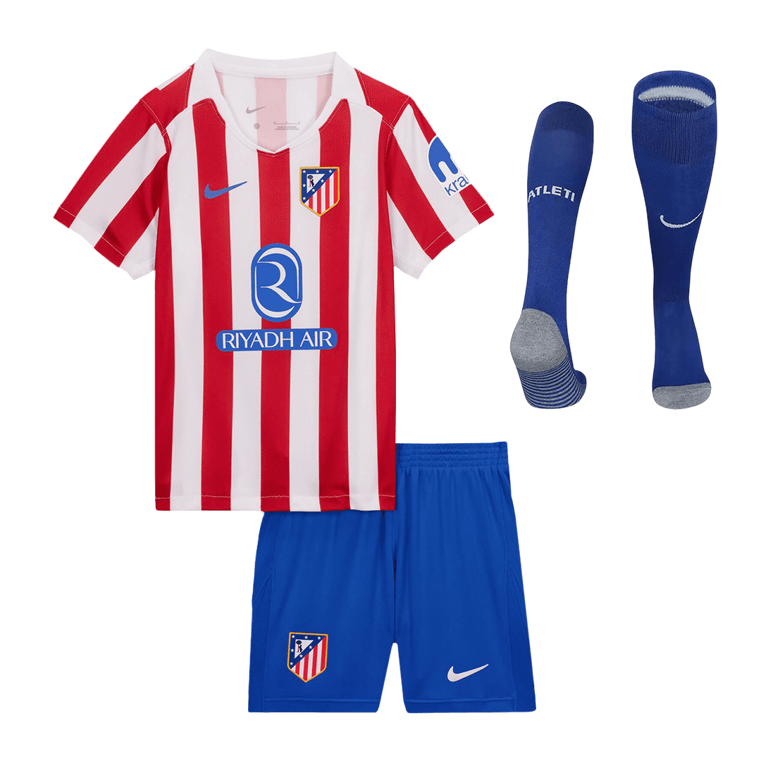 Kids Atletico Madrid Home Full Kit 2025/26