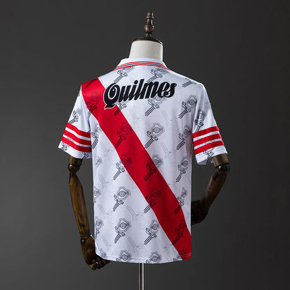 River Plate Jersey 1995-96 Home Retro Football Kit