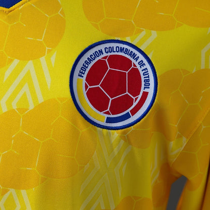 Colombia Originals Home Jersey 1994 Retro Long Sleeves Football Kit Soccer Shirt