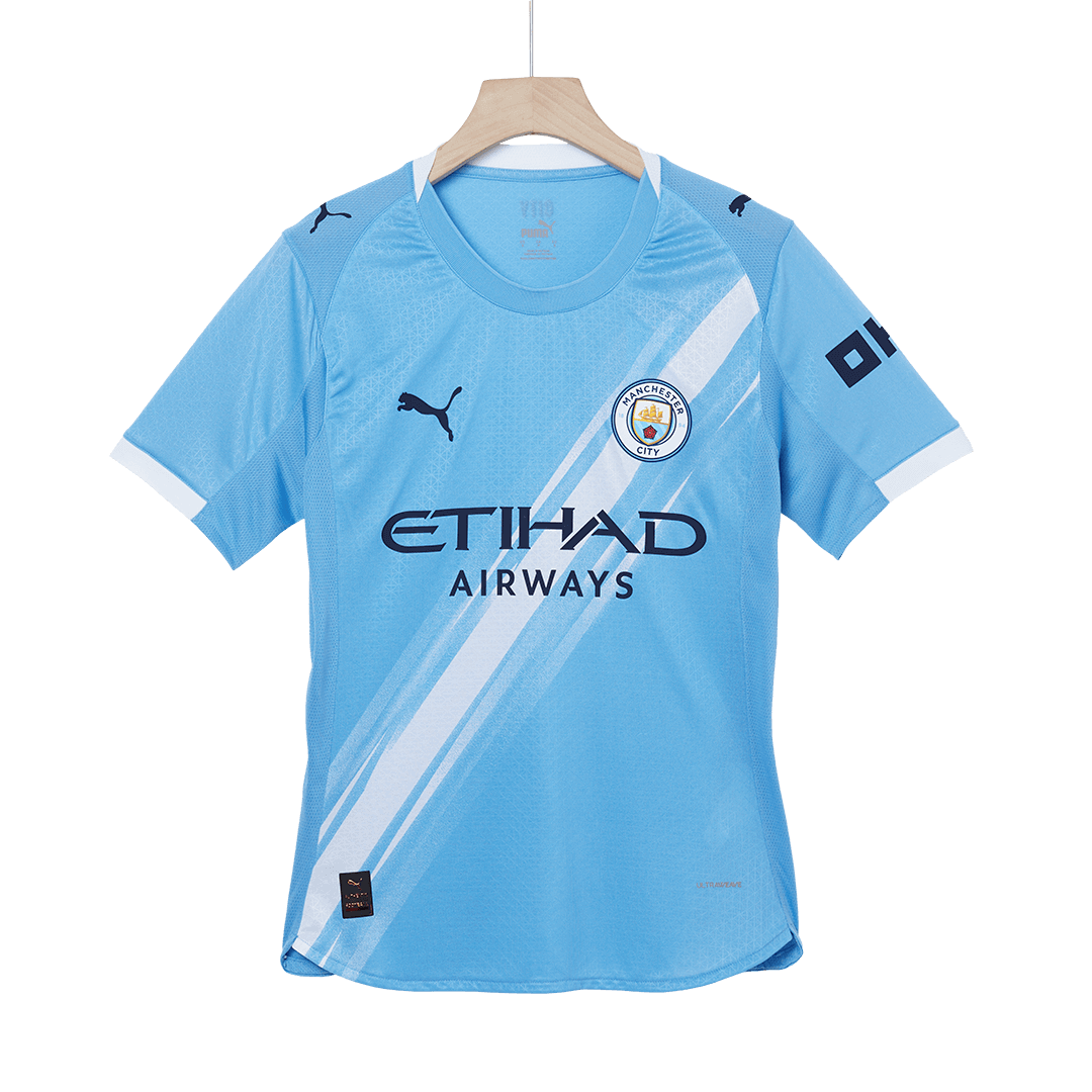 RODRIGO #16 Mens Manchester City Home Jersey 2025/26 - Player Version (Slim Fit)