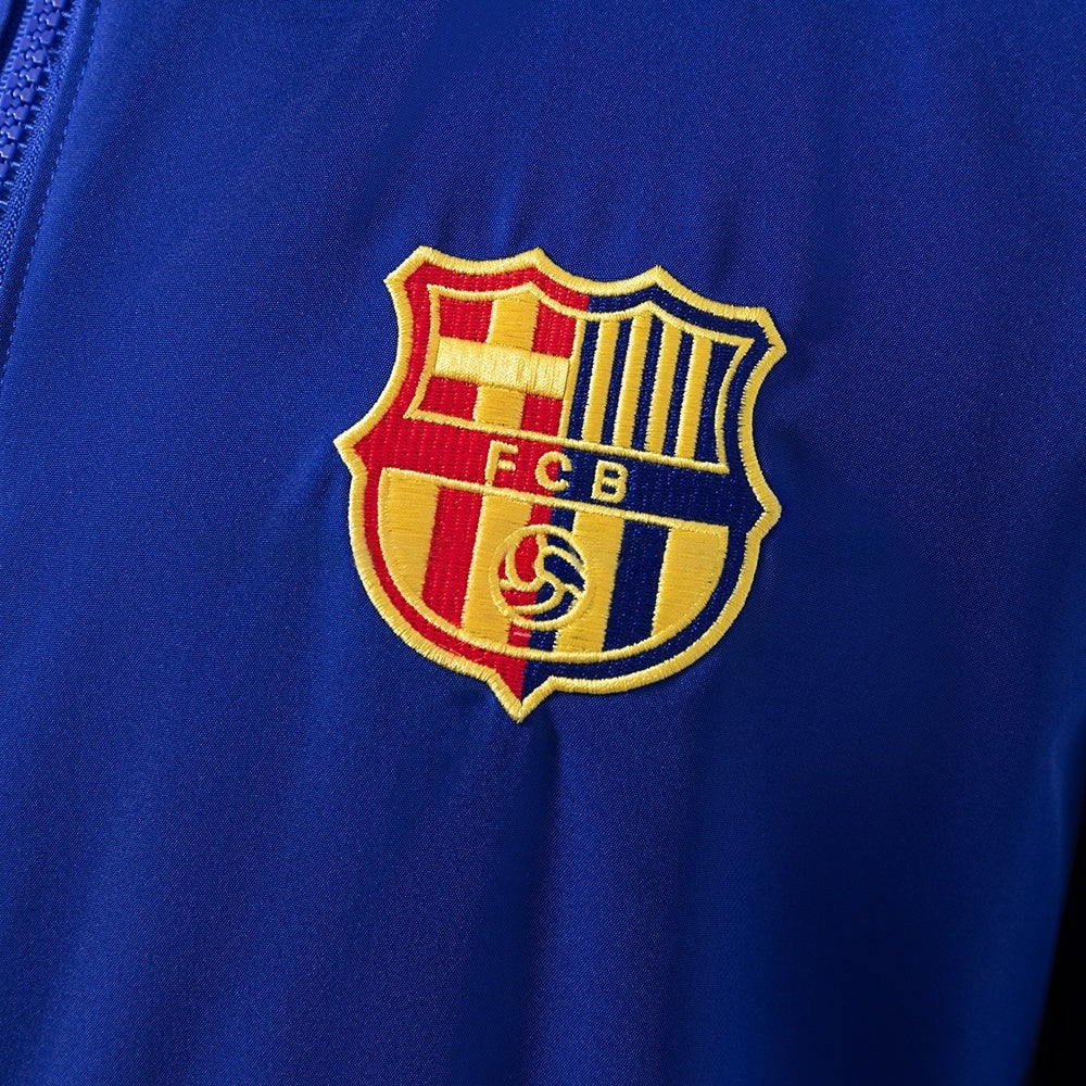 Barcelona Windbreaker 2025/26 Blue Red Football Soccer Jacket
