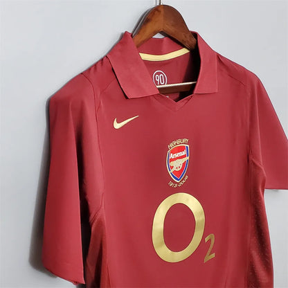 Arsenal Retro Jersey 2005 2006 Home Football Jersey Soccer Shirt