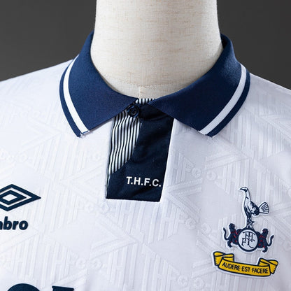 Tottenham Hotspur Jersey 1991-93 Retro Home Football Kit
