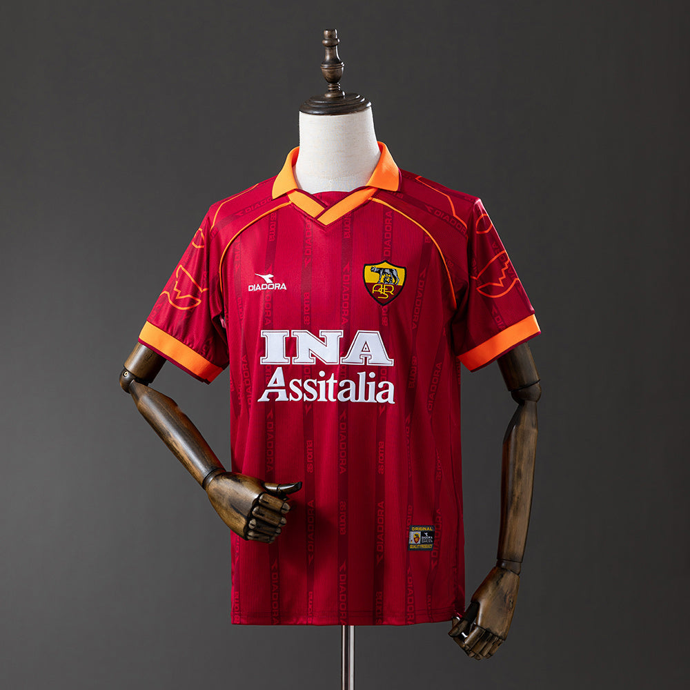 Rome Jersey 1999-00 Home Retro Football Kit