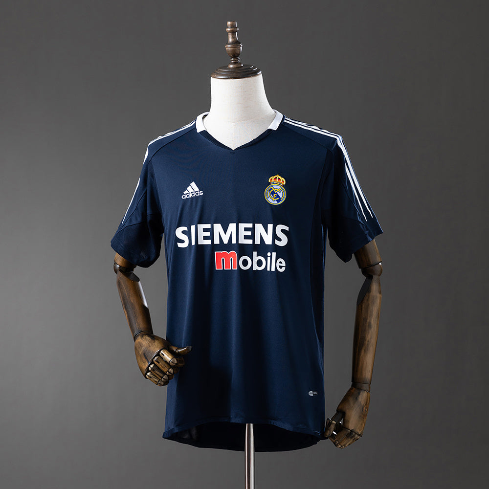 Real Madrid Jersey 2004-05 Away Retro Football Kit