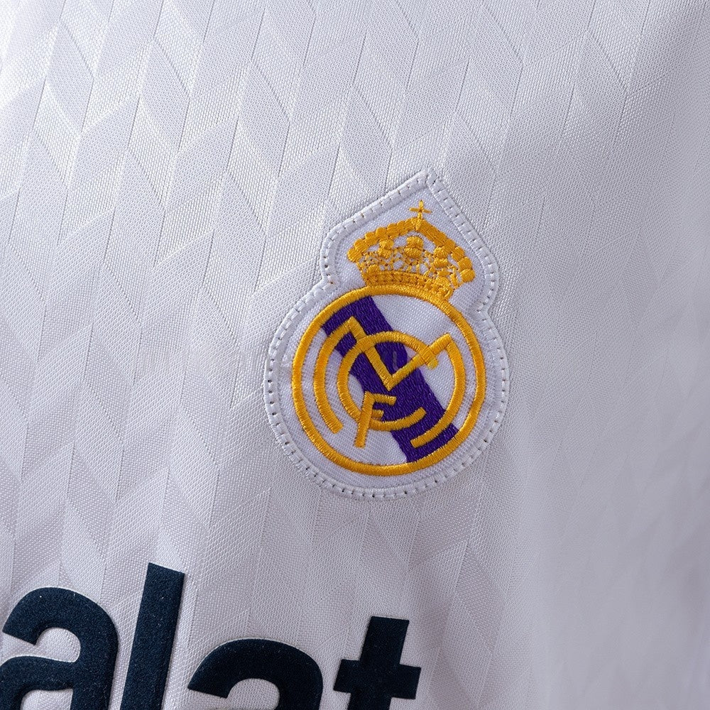 Real Madrid Jersey 1986-87 Home Retro Football Kit