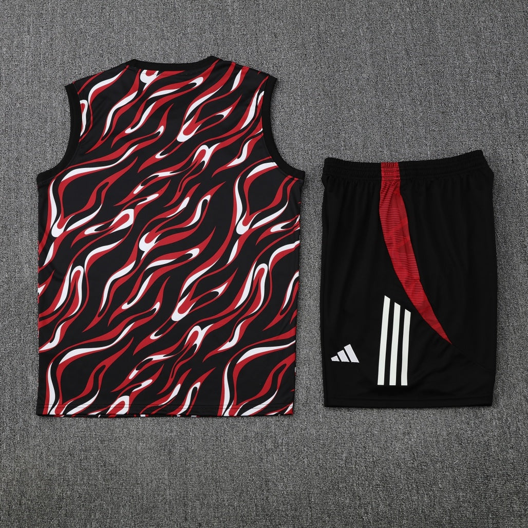 Manchester United Vest Set Training Tracksuits 25/26 Football Kit Soccer Jersey