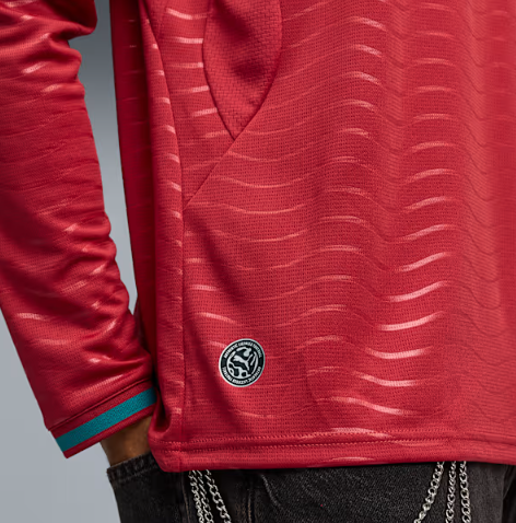Puma Men's Portugal Long Sleeve Home Soccer Jersey 2026