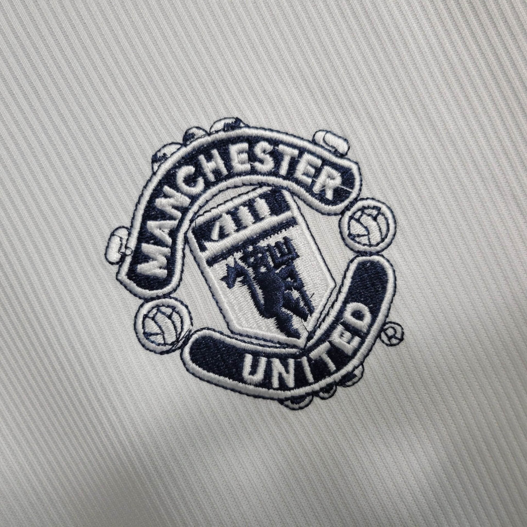 Manchester United Jersey Away Kit 99/00 Retro Long Sleeves Football Team Soccer Shirt