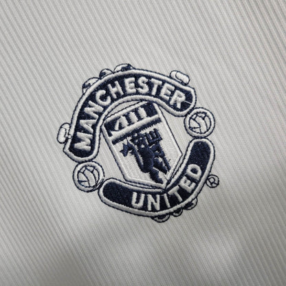Manchester United Jersey Away Kit 99/00 Retro Long Sleeves Football Team Soccer Shirt