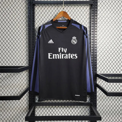 Real Madrid Jersey Third Kit 2016 2017 Retro Long Sleeves