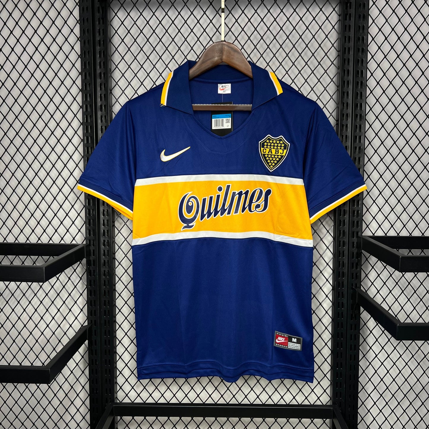 Retro Boca Juniors Jersey 1996-97 Home Football Kit Soccer Jersey